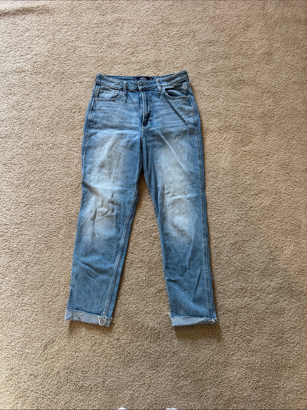 Hollister Faded Light Blue Boyfriend Jeans